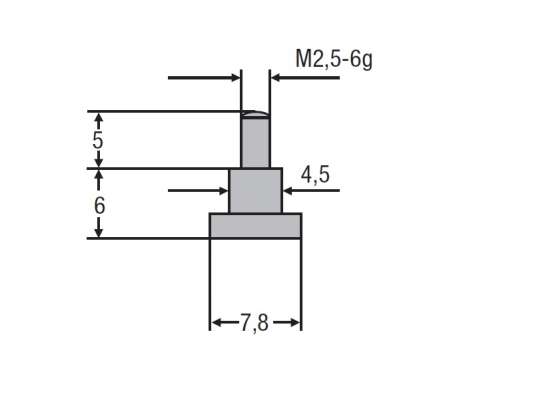 Insertii de masurare M2.5 nodel 0710 -13