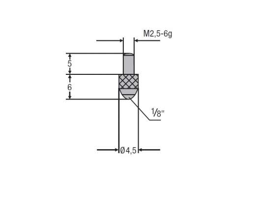 Insertii de masurare M2.5 nodel 0710 -16