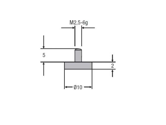 Insertii de masurare M2.5 nodel 0710 -2