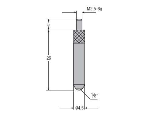 Insertii de masurare M2.5 nodel 0710 -9