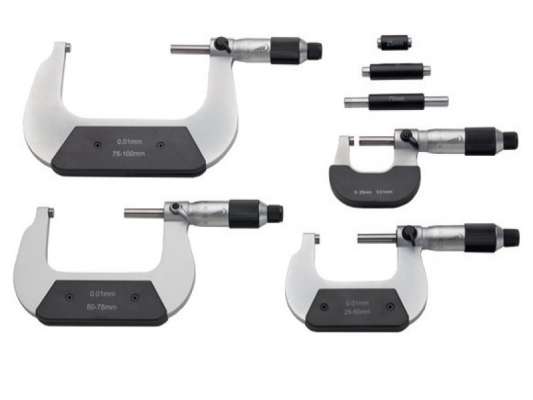 Set micrometre exterior 0-100 model 0806