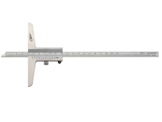 Subler cu vernier pentru masurarea adancimii 0-1000 vernier + suprafata citire satinate model 0282