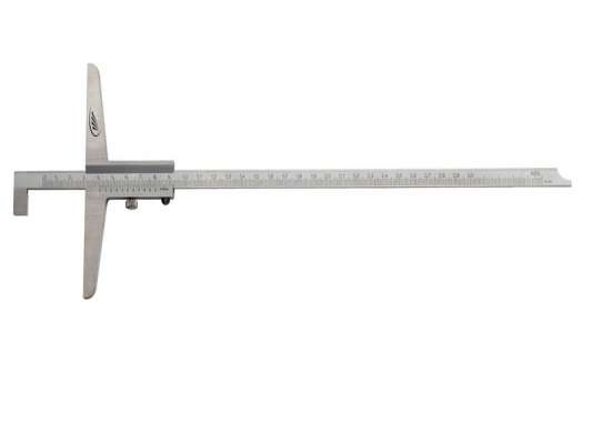 Subler cu vernier pentru masurarea adancimii 0-2000 vernier + suprafata citire cromate  model 0286